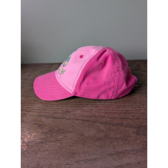 John Deere Pink Cap Hat Tractor Flowers Farmer Toddler One Size Elastic Back - Picture 5 of 8